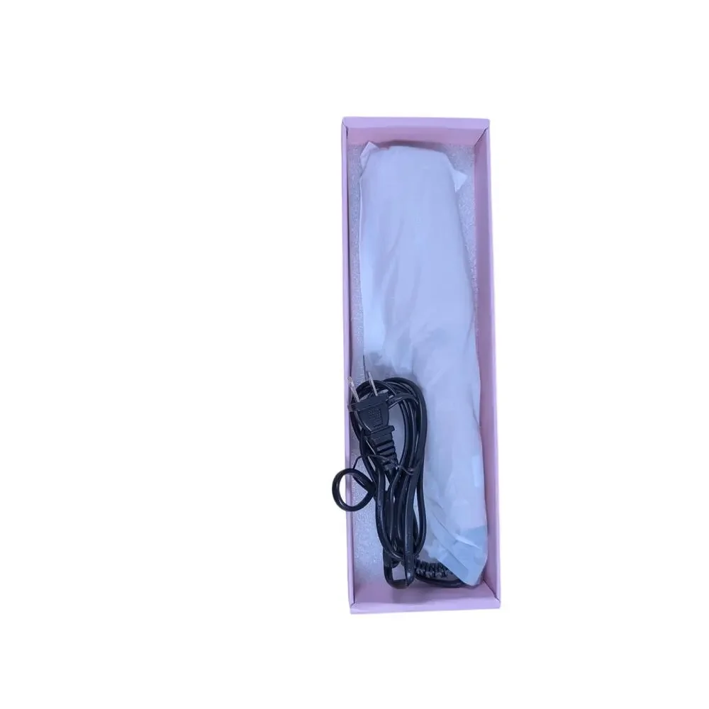Megawise KL-1025 Pink Corded Electric Fast Heating Ionic Straightener Brush Used